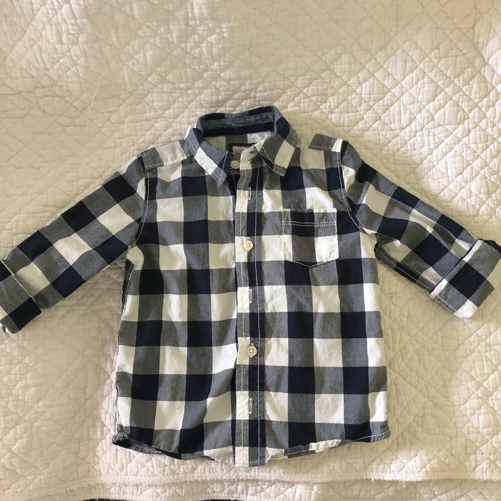 Toddler Oshkosh Plaid Shirt